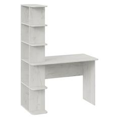 Компьютерный стол Трия Тип 4, 159х110х53 см, дуб крафт/белый (216073) Тип 4, 159х110х53 см, дуб крафт/белый (216073)