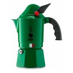 Кофеварка гейзерная Bialetti Alpina, 3 чашки Green (2762) Alpina, 3 чашки Green (2762)