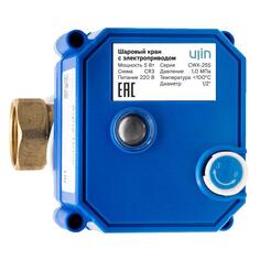 Кран шаровой Ujin Aqua-drive, с электроприводом, 1/2", 220 В (V-10000-02) Aqua-drive, с электроприводом, 1/2", 220 В (V-10000-02)