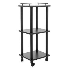 Стеллаж Gastrorag на колесах, 34х30 см, черный (0770/3) на колесах, 34х30 см, черный (0770/3)