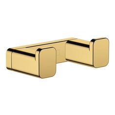 Крючок для полотенец Hansgrohe AddStoris, двойной, золотистый (41755990) AddStoris, двойной, золотистый (41755990)