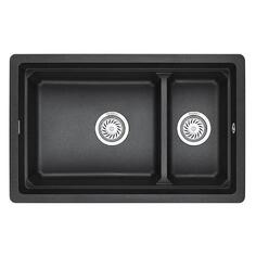 Мойка кухонная Granula KS-7304U, черная KS-7304U, черная