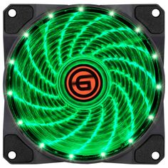 Вентилятор для компьютера Ginzzu 12LG15 Green 12LG15 Green