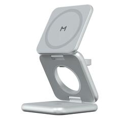 Беспроводное зарядное устройство Magssory Fold 3 в 1 Silver (WCH023) Fold 3 в 1 Silver (WCH023)