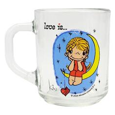 Кружка ND Play Love is... Классик, стекло, 230 мл, в подарочной упаковке (310523) Love is... Классик, стекло, 230 мл, в подарочной упаковке (310523)