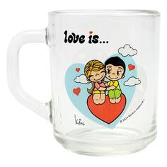 Кружка ND Play Love is… Модерн, стекло, 230 мл, в подарочной упаковке (310514) Love is… Модерн, стекло, 230 мл, в подарочной упаковке (310514)