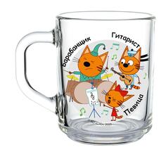 Кружка ND Play "Три кота: Профессии", стекло, 230 мл, в подарочной упаковке (310965) "Три кота: Профессии", стекло, 230 мл, в подарочной упаковке (310965)