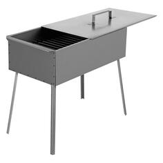 Коптильня Palisad Camping, двухъярусная, 50x27x17,5 см, нержавеющая сталь (69526) Camping, двухъярусная, 50x27x17,5 см, нержавеющая сталь (69526)