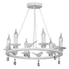 Люстра подвесная Vitaluce 6 ламп, E14, 40Вт, белая матовая (V4894-0/6S) 6 ламп, E14, 40Вт, белая матовая (V4894-0/6S)