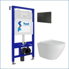 Комплект унитаза с инсталляцией Teymi T70011+T70023BM+T40106 T70011+T70023BM+T40106
