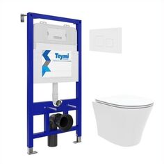 Комплект унитаза с инсталляцией Teymi T70011+T70021WM+T40802 T70011+T70021WM+T40802