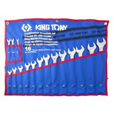 Набор комбинированных ключей King Tony 16 предметов (1216SRN) 16 предметов (1216SRN)