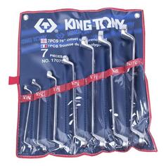 Набор накидных ключей King Tony 1/4-9/8", 7 предметов (1707SR) 1/4-9/8", 7 предметов (1707SR)