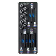 Набор насадок King Tony HEX, TORX, SPLINE, ложемент, 17 предметов (9-4147PRV) HEX, TORX, SPLINE, ложемент, 17 предметов (9-4147PRV)