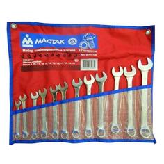 Набор комбинированных ключей МАСТАК 8-22 мм, 12 предметов (0211-12P) 8-22 мм, 12 предметов (0211-12P)