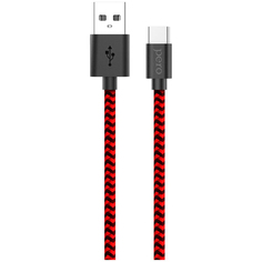 Кабель Pero DC-04 USB Type-C, 3А, 1 м Red/Black (PRDC-04TC1MRB) DC-04 USB Type-C, 3А, 1 м Red/Black (PRDC-04TC1MRB)