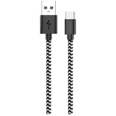 Кабель Pero DC-04 USB Type-C, 3А, 1 м Silver/Black (PRDC-04TC1MSB) DC-04 USB Type-C, 3А, 1 м Silver/Black (PRDC-04TC1MSB)