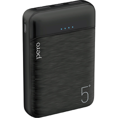 Внешний аккумулятор Pero Li-Pol 2xUSB-A 2.1A 5000mAh (PB01BL) Li-Pol 2xUSB-A 2.1A 5000mAh (PB01BL)