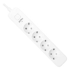 Сетевой фильтр Perfeo Power Stream, 2400W, 4 розетки, 3 м, белый (PF_C3959) Power Stream, 2400W, 4 розетки, 3 м, белый (PF_C3959)