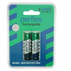Аккумуляторы Perfeo AA, 2400 мАч, 2 шт (PF AA2400/2BL PL) AA, 2400 мАч, 2 шт (PF AA2400/2BL PL)