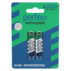 Аккумуляторы Perfeo AA, 2500 мАч, 2 шт (PF AA2500/2BL) AA, 2500 мАч, 2 шт (PF AA2500/2BL)
