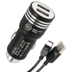 Автомобильное зарядное устройство Red Line USB Type-C 2.4A Black (УТ000028597) USB Type-C 2.4A Black (УТ000028597)