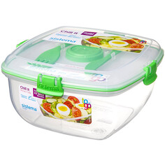 Контейнер для салата Sistema To-Go, с охлаждающим элементом, 1,63 л Green (21377) To-Go, с охлаждающим элементом, 1,63 л Green (21377)