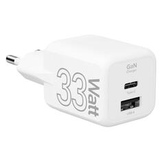 Сетевое зарядное устройство LYAMBDA GaN USB-C/USB-A, 33 Вт, белое (LJC-33-1C1A) GaN USB-C/USB-A, 33 Вт, белое (LJC-33-1C1A)
