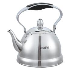 Чайник со свистком ALBERG 1 л, серебристый (AL-3030) 1 л, серебристый (AL-3030)