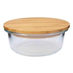Контейнер для продуктов HOMIUM Glass, круглый, стеклянный, 1,3 л (glassbox1300ml) Glass, круглый, стеклянный, 1,3 л (glassbox1300ml)