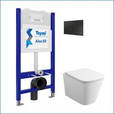 Комплект унитаза с инсталляцией Teymi Helmi S F00542 Helmi S F00542