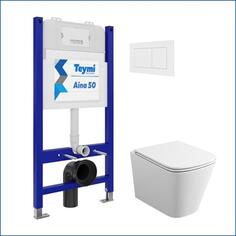 Комплект унитаза с инсталляцией Teymi Helmi S F00549 Helmi S F00549