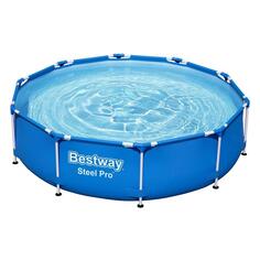 Каркасный бассейн Bestway Steel Pro, 305х76 см, синий (56679) Steel Pro, 305х76 см, синий (56679)