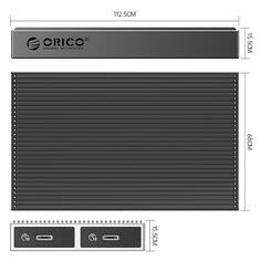 Внешний корпус для SSD Orico USB-C USB-C(m)/USB-C(m)+USB-A(m), серый (ORICO-BM2C3-2N-GY-BP) USB-C USB-C(m)/USB-C(m)+USB-A(m), серый (ORICO-BM2C3-2N-GY-BP)