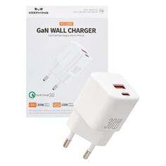 Сетевое зарядное устройство Keephone для iPad USB Type-C 30W White (2039321506500) для iPad USB Type-C 30W White (2039321506500)
