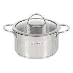 Кастрюля с крышкой Daniks "Бонн", 5,8 л (GS-01319-24CA) "Бонн", 5,8 л (GS-01319-24CA)