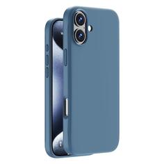 Чехол Deppa Liquid Silicone Magsafe для Apple iPhone 16, синий (84216) Liquid Silicone Magsafe для Apple iPhone 16, синий (84216)