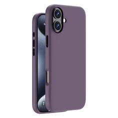 Чехол Deppa Liquid Silicone Magsafe для Apple iPhone 16, темно-фиолетовый (84218) Liquid Silicone Magsafe для Apple iPhone 16, темно-фиолетовый (84218)