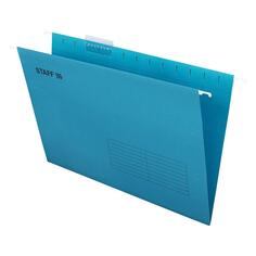 Подвесные папки Staff А4/Foolscap, до 80 листов, картон, синие, 10 шт (270933) А4/Foolscap, до 80 листов, картон, синие, 10 шт (270933)