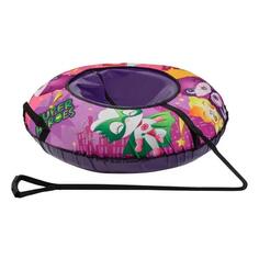 Тюбинг Тяни-Толкай Super Kitty, 93 см, ПВХ/Oxford Purple/Pink Super Kitty, 93 см, ПВХ/Oxford Purple/Pink