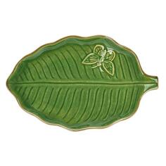 Блюдо сервировочное FISSMAN керамическое, 23 см Green (6201) керамическое, 23 см Green (6201)