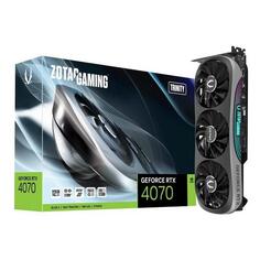 Видеокарта Zotac RTX4070 Trinity 12GB GDDR6X 192-bit 3x3-DPFAN Premium Pack (ZT-D40700D-10P) RTX4070 Trinity 12GB GDDR6X 192-bit 3x3-DPFAN Premium Pack (ZT-D40700D-10P)