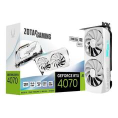Видеокарта Zotac RTX4070 Twin EDGE OC White ED 12GB GDDR6X 192-bit 3xDP HDMI 2FAN Medium Pack (ZT-D40700Q-10M) RTX4070 Twin EDGE OC White ED 12GB GDDR6X 192-bit 3xDP HDMI 2FAN Medium Pack (ZT-D40700Q-10M)