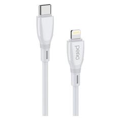 Кабель Pero DC11 PD USB Type-C/Lightning, 27W, 2m White (PRDC-11TL2MW) DC11 PD USB Type-C/Lightning, 27W, 2m White (PRDC-11TL2MW)