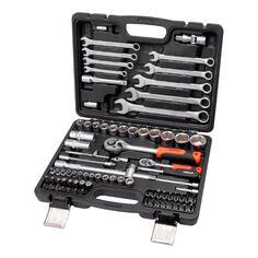 Набор ручного инструмента AV-STEEL 1/4", 1/2", 82 предмета (AV-011082) 1/4", 1/2", 82 предмета (AV-011082)