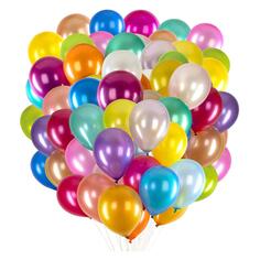 Шары воздушные Brauberg Kids "Металлик", 30 см, 100 шт, ассорти (591878) Kids "Металлик", 30 см, 100 шт, ассорти (591878)