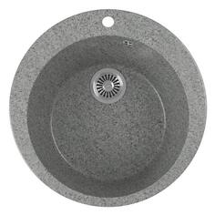 Мойка кухонная GreenStone врезная, D48 см, темно-серая (GRS-05-309) врезная, D48 см, темно-серая (GRS-05-309)