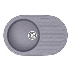 Мойка кухонная GLANZ 72х45,5х18,5 см, врезная, темно-серая (J-011-35) 72х45,5х18,5 см, врезная, темно-серая (J-011-35)