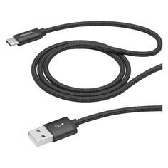 Кабель Deppa USB-A/USB Type-C, USB 2.0, 2.4А, 1,2 м, черный (72328) USB-A/USB Type-C, USB 2.0, 2.4А, 1,2 м, черный (72328)