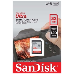 Карта памяти SanDisk Ultra SDHC 32GB (SDSDUN4-032G-GN6IN) Ultra SDHC 32GB (SDSDUN4-032G-GN6IN)